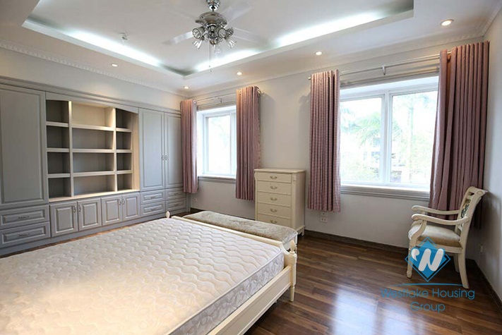 Spacious apartment with 03 bedrooms for rent in Ciputra Tay Ho, Hanoi.